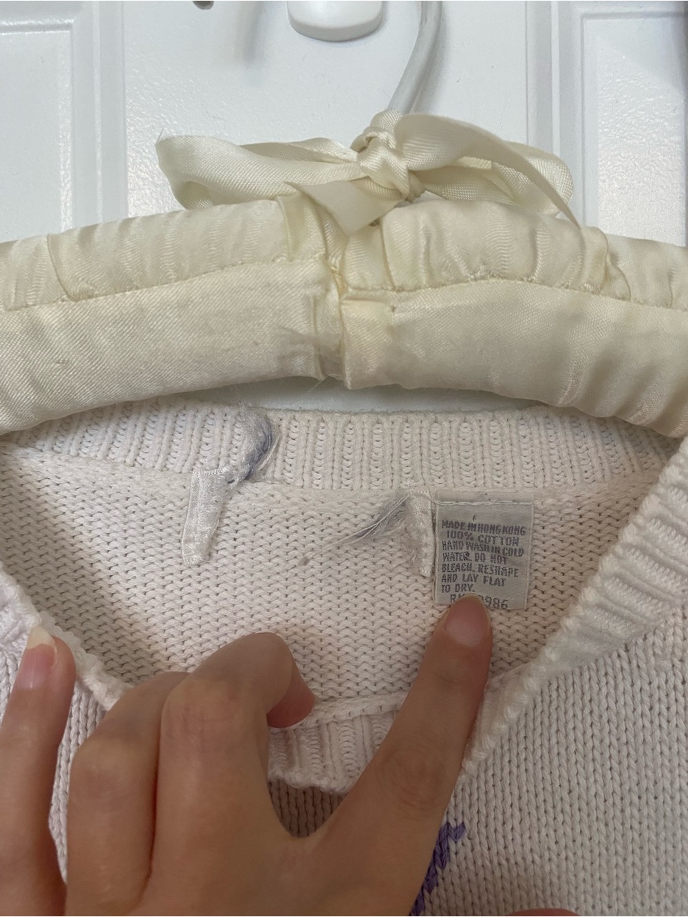 80s/90s knit tunic sweater top - Picture 3 of 5